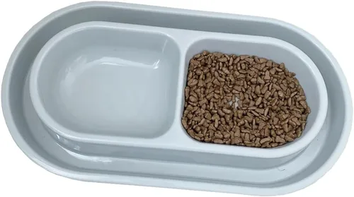 Miniatura 8 de Plato a prueba de hormigas para gatos, comedero para mascotas de 32 onzas, cuenco de agua para perros pequeños y medianos (rosa, M)