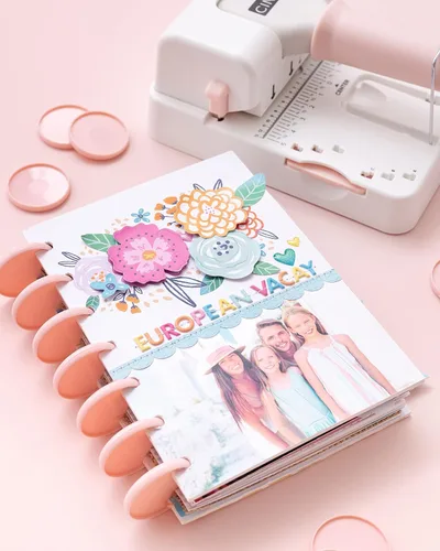 Miniatura 4 de We R Disc Cinch - Herramienta para encuadernación de libros, color blanco y rosa