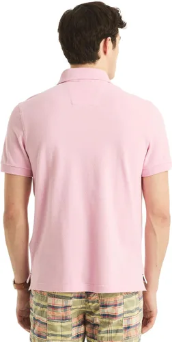 Miniatura 192 de Nautica playera polo clásica de mangas cortas, color sólido, para hombre