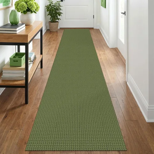 Miniatura 55 de IOHOUZE Alfombra de Área Lavable 4x6 Antideslizante con Respaldo de Goma Alfombras Tejidas para Entrada Interior Alfombras de Dormitorio Alfombra