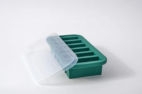 Miniatura 9 de Souper Cubes - Molde de silicona para congelador de 1/2 taza, perfecto para almacenar sopas, salsas, jugos, postres, preparación de batidos y más
