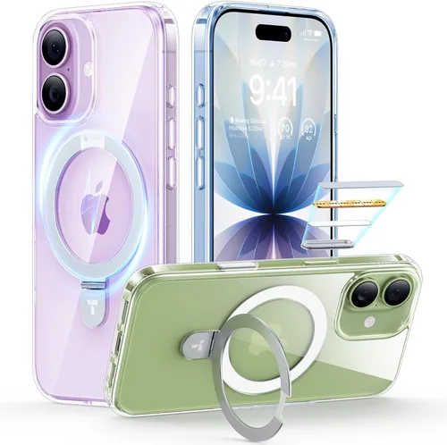 Miniatura 12 de TORRAS Funda magnética para iPhone 13 Pro Max de 6.7 pulgadas [compatible con Magsafe] con soporte, [protección contra caídas de grado militar] a