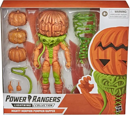 Miniatura 2 de Power Rangers Lightning Collection Monsters Mighty Morphin Pumpkin Rapper 8.0 pulgadas Premium coleccionable figura de acción de juguete