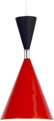 Miniatura 11 de Lámpara colgante moderna con forma de reloj de arena, lámpara colgante de pantalla de metal negro, lámpara industrial única para bar, entrada