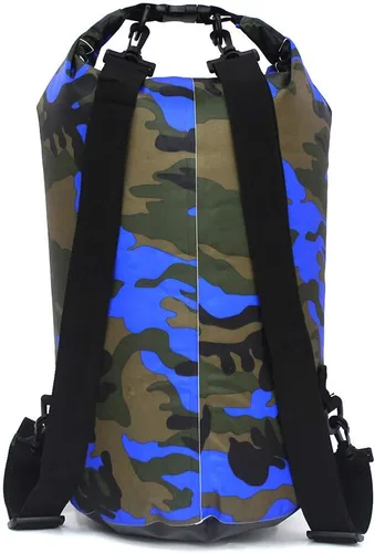 Miniatura 6 de Bolsa seca impermeable de 2L/5L/10L/15L/20L/30L, saco enrollable que mantiene el equipo seco para kayak, rafting, navegación, natación, campamento