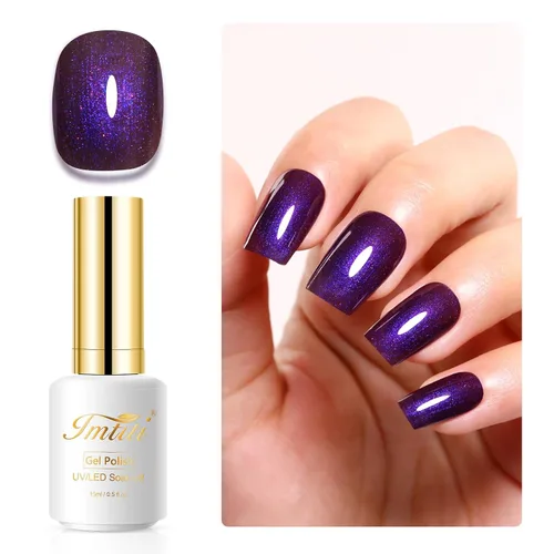 Miniatura 9 de Esmalte de uñas de gel, 1 unidad de 0.5 onzas líquidas de esmalte de gel de color verde aguacate para remojar arte de uñas, salón de manicura