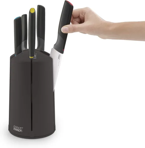 Miniatura 6 de Joseph Joseph 10541 Elevate Knives Juego de carrusel de 5 piezas, Ediciones (salvia)