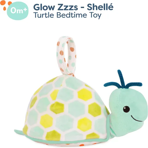 Miniatura 5 de B. toys - B. baby- Tortuga de felpa calmante brillante con luces y sonidos- Glow Zzzs Turtle Shellé0 meses +