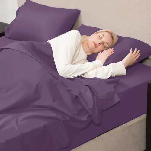 Miniatura 6 de Mejoroom Juegos de Sábanas Tamaño Full - Colección 1800 Juego de Sábanas de Cama de Microfibra con Sábana Bajera de Bolsillo Profundo de 16