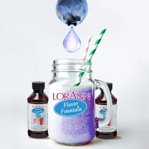 Miniatura 5 de LorAnn Fuente de sabor a arándanos, botella de 4 onzas