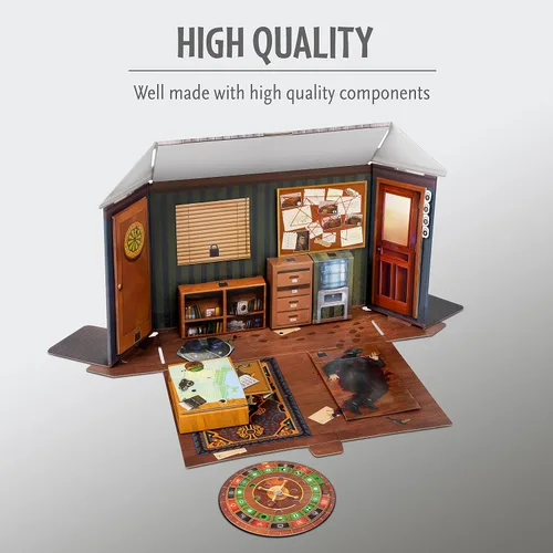 Miniatura 2 de ThinkFun Escape The Room: Murder in The Mafia - Atractivo juego de acertijos para mayores de 13 años Ideal para adolescentes y adultos