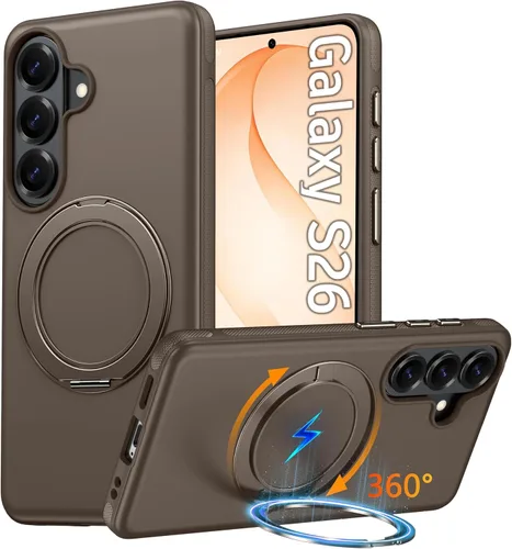 Miniatura 24 de Oterkin Funda para Google Pixel 10a con soporte magnético de giro de 360° [compatible con MagSafe] [antideslizante] [15 pies] a prueba de golpes