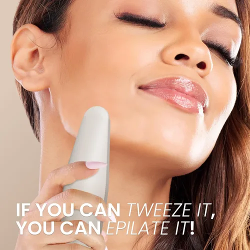 Miniatura 3 de Epilady Depiladora Esthetic Pearl para Rostro de Mujer, Removedor de Vello Facial Femenino Incluye Estuche y Cepillo de Limpieza, Pinzas