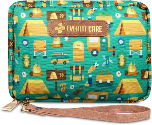 EVERLIT Care Rescue Pack | Kit de primeros auxilios para la familia para niños con 200 piezas de suministros médicos | Bolsa de almacenamiento