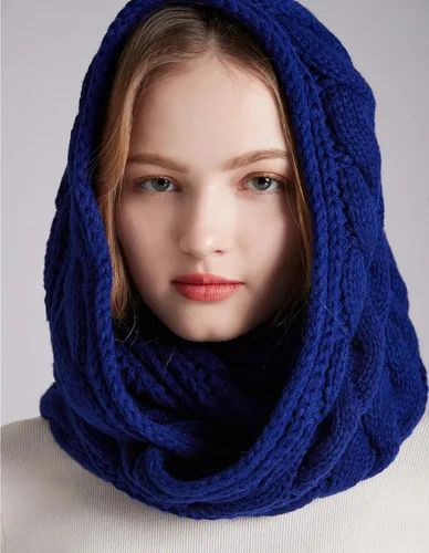 Miniatura 6 de NEOSAN Bufanda espesor para mujer tejido acanalado invierno ciclo círculo infinito