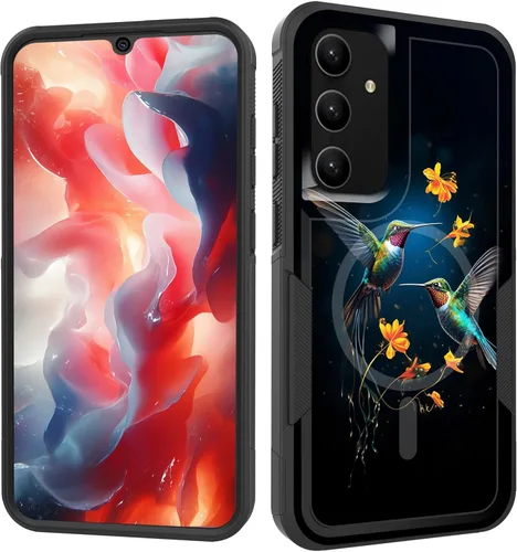 Miniatura 97 de Funda magnética para Galaxy A16 5G, [compatible con MagSafe] [protección contra caídas de grado militar] Funda resistente a prueba de golpes