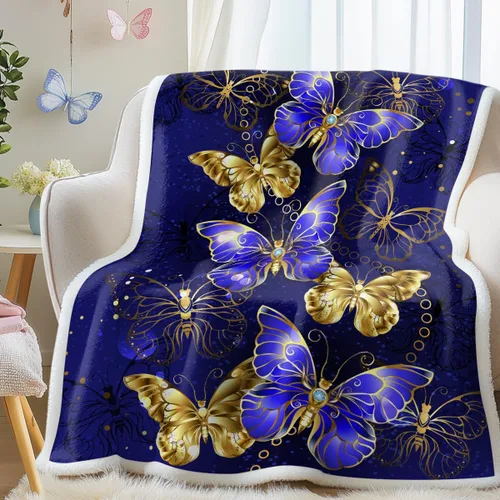 Miniatura 15 de Manta mullida de gato para mujer, manta acogedora de sherpa y gatos, lindas mantas suaves para personas amantes de los gatos, manta de felpa Kawaii