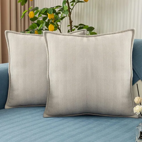 Miniatura 20 de vctops Funda de sofá con diseño de rayas cheurón estilo granja, protector de muebles de color sólido, funda de sofá suave antideslizante para Verde