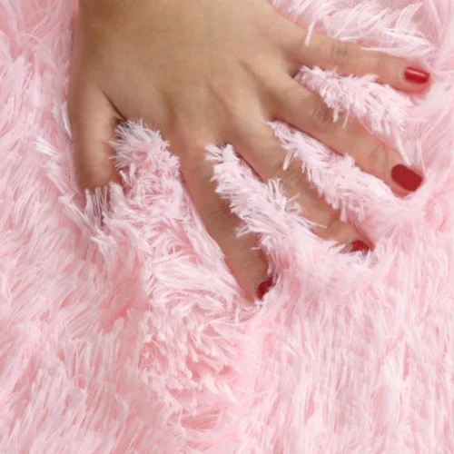 Miniatura 2 de Kekon Alfombra cuadrada moderna ultra suave para interior, esponjosa, antideslizante, sedosa, para sala de estar, dormitorio, habitación de niños