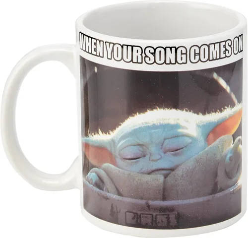 Miniatura 2 de Star Wars Pyramid THE MANDALORIAN TAZA CUANDO TU CANCIÓN ENTREGA BLANCA