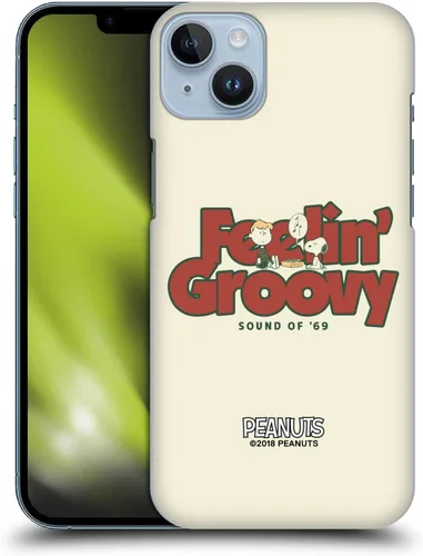 Miniatura 29 de Head Case Designs Funda rígida con licencia oficial de Peanuts Snoopy Woodstock Far Out Woodstock 50th compatible con Apple iPhone 15 Plus