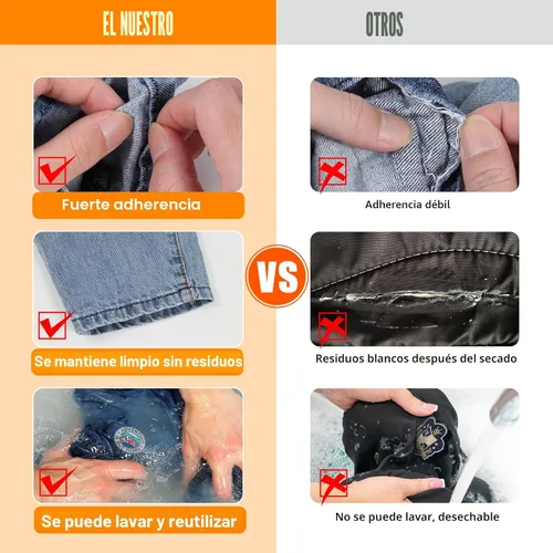 Miniatura 5 de FITTDYHE Pegamento para Tela Permanente, 60 ML Pegamento Transparente Lavable para Ropa, Súper Adhesivo para Tela para Strass, Parches, Ropa, Denim