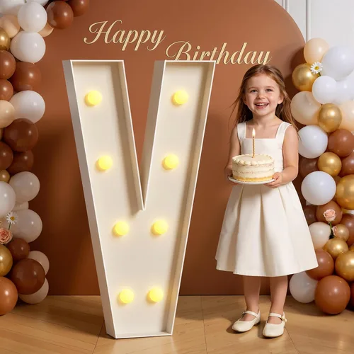 Miniatura 80 de Números de marquesina de 4 pies de alto, 4 pies de alto, números grandes iluminados 0 para 30, 40, 50, 60, decoración de fiesta de cumpleaños