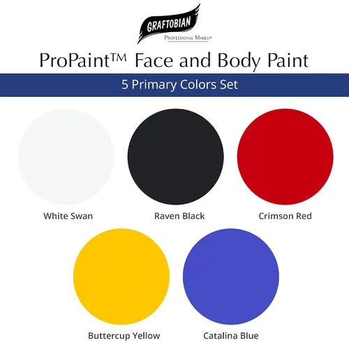 Miniatura 3 de Graftobian Makeup ProPaint - Pintura facial y corporal, juego de pintura facial de 5 onzas, maquillaje de Halloween, maquillaje de disfraces