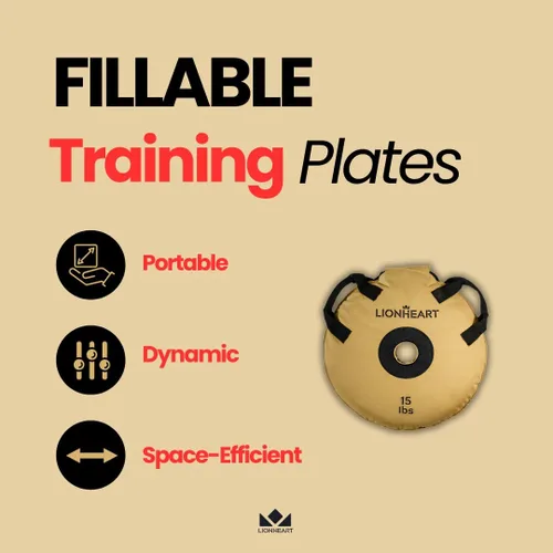 Miniatura 4 de Lionheart Sand Bag Weight Plates Set Sandbags for Working Out Home Gym Bumper Plates Travel-Friendly Sandbag for Fitness & Weight Training