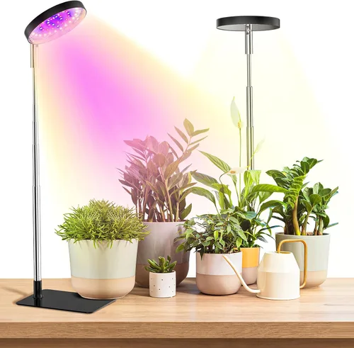 Miniatura 7 de Luces de cultivo para plantas de interior de espectro completo, 48 luces LED para plantas de interior con 2 opciones de montaje, 3 espectros
