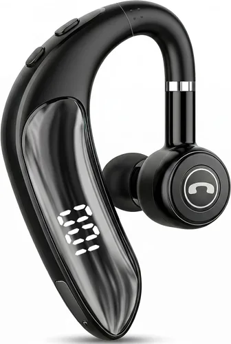 Auriculares Bluetooth V5.4, auriculares inalámbricos para teléfono celular con pantalla LED, manos libres con micrófono para conducir, camionero,