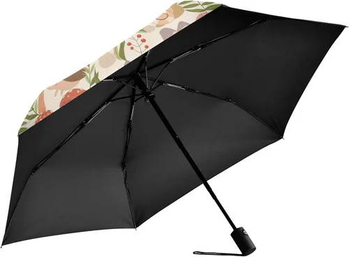 Miniatura 2 de ALAZA Eiffel Tower Paris Travel Umbrella Automatic Folding Sun Umbrella Windproof Uv Protection Compact Sun Rain Umbrella