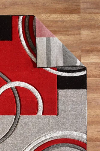 Miniatura 5 de GLORY RUGS Alfombra de Área Moderna 2x7 pies Marrón Suave Tallada a Mano Alfombra de Piso Contemporánea con Textura Esponjosa Premium