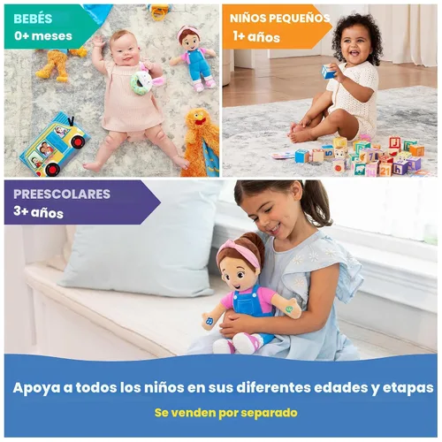 Miniatura 8 de Ms. Rachel Juguete sensorial oficial para llevar, columpio y cochecito de bebé, juguetes de dentición con sonajero y clip, juguetes para niños