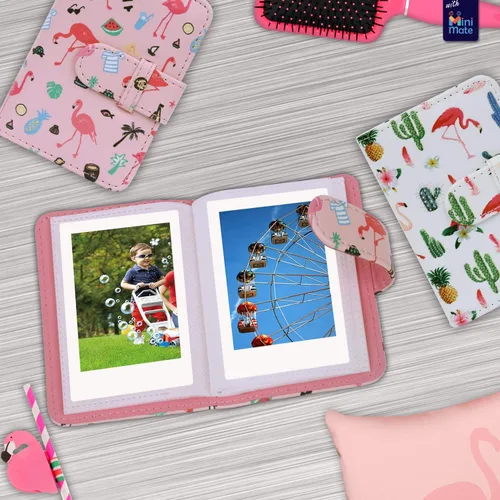 Miniatura 4 de Fuji Instax Mini 9 Cámara Instantánea Verde Lima con Estuche Personalizado + Paquete de Valor de Película (50 Hojas) Álbum de Fotos con Diseño