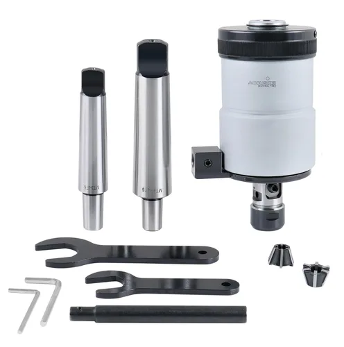Miniatura 5 de Accusize Industrial Tools Cabezal de roscado autoinvertido M5-M12 de 4-1/2 pulgadas, NPT de 1/8 pulgadas, cono Jt6 Jacobs, 2600-4012