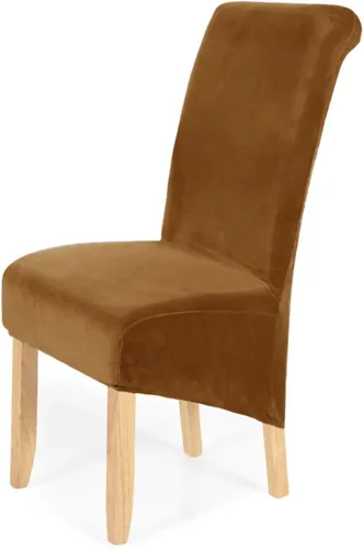 Miniatura 17 de Chair Cover 4pcs Dining Chair Covers Stretch Velvet Removable Washable Large Soft Dining Kitchen Home Restaurant Chair Slipcovers(Bule Grey)