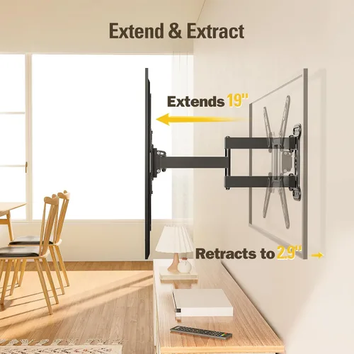 Miniatura 4 de Mounting Dream Soporte de pared para monitor para la mayoría de televisores y monitores de 10 a 26 pulgadas, soporte de pared VESA pequeño