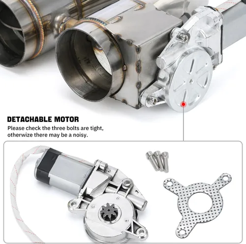 Miniatura 5 de Kit universal de tubo de escape de acero inoxidable de 3 pulgadas
