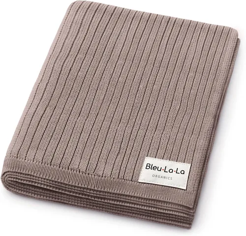 Miniatura 12 de Heritage Knit Manta Envolvente de Recepción de Algodón Orgánico para Niñas - Manta Envolvente Edredón de Punto de Algodón Orgánico de Lujo 100% 04