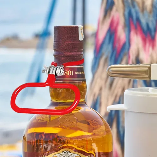 Miniatura 2 de UPKOCH Mango Carboy de 3 piezas para jarra de agua de vidrio de 5 galones, herramienta de elevación de botellas de acero al manganeso con mango