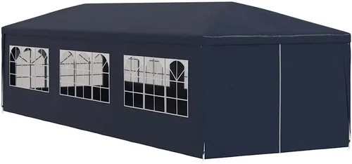 Miniatura 14 de vidaXL Tienda de campaña para fiestas al aire libre, 9 pies 10 pulgadas x 9 pies 10 pulgadas, resistente a los rayos UV y al agua, carpa de jardín