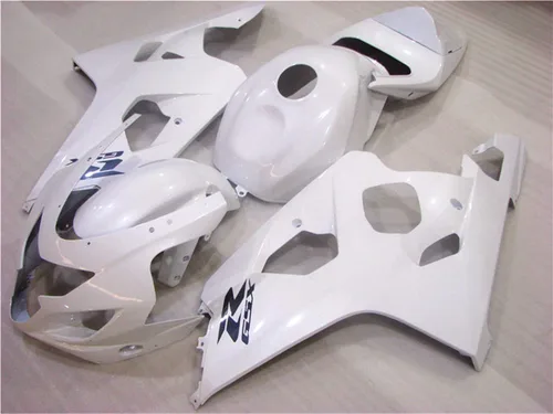 Miniatura 3 de Carenado completo de plástico blanco brillante para Suzuki 2004 2005 GSXR 600 750 inyección ABS nuevo Aftermarket Kit Kit de carrocería 04 05 10