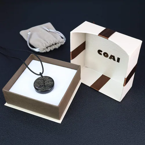 Miniatura 7 de COAI Collar de obsidiana de cristal curativo del árbol de la vida