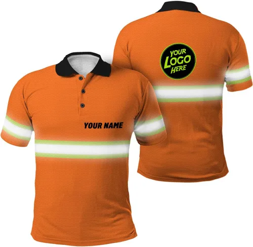 Miniatura 15 de Uniform Company - Polo reflectante de alta visibilidad para hombres y mujeres, polo de seguridad, ropa de trabajo para trabajadores Sudadera
