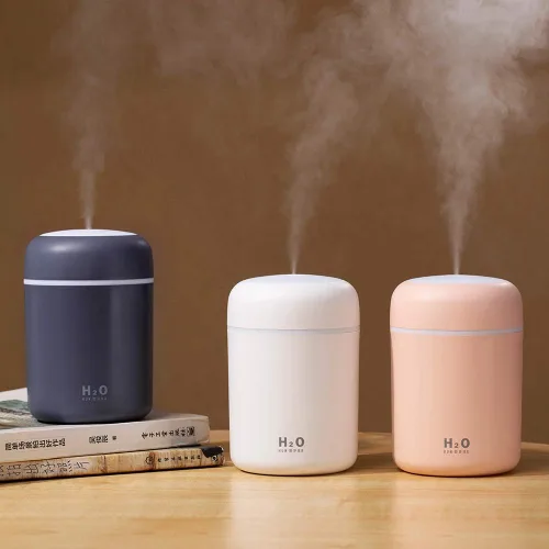 Miniatura 4 de Mini humidificador colorido y fresco, difusor de aceite esencial aroma, humidificador USB de niebla fría, 2 modos de niebla ajustables, súper