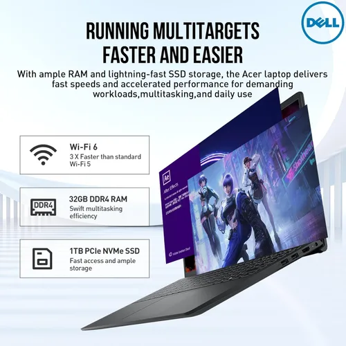 Miniatura 5 de Dell Inspiron 15 3000 3520 - Computadora portátil de negocios FHD de 15.6 pulgadas, Intel 10-Core i7, 32 GB de RAM, SSD de 1 TB, portátil Windows 11