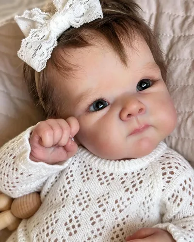 Anano Muñeca Bebé Reborn de Cuerpo Completo de Vinilo de Silicona Suave, Bebés que Parecen Realistas como Bebé Reborn Niña, Muñecas de Bebé de la
