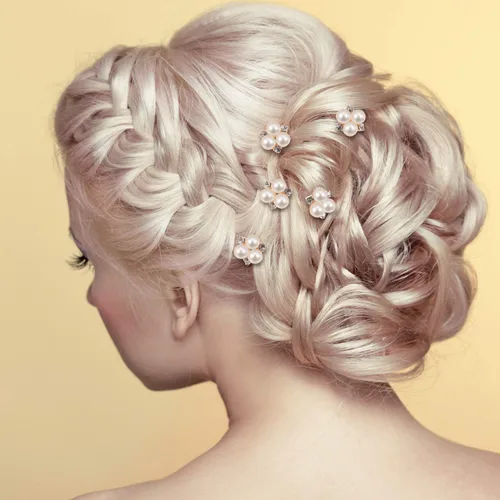 Miniatura 7 de WILLBOND 18 piezas de horquillas de pelo con perlas, accesorios para el cabello de boda para novias y damas de honor, pinza de cristal para novias