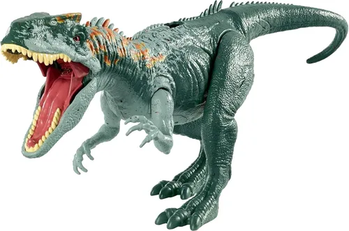 Miniatura 3 de Juguetes de Jurassic World Toys Roar Attack Tiranosaurio Camp Cretaceous Figura de dinosaurio con articulaciones móviles, escultura realista